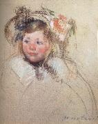 Mary Cassatt Sarah wearing the hat and seeing left china oil painting artist